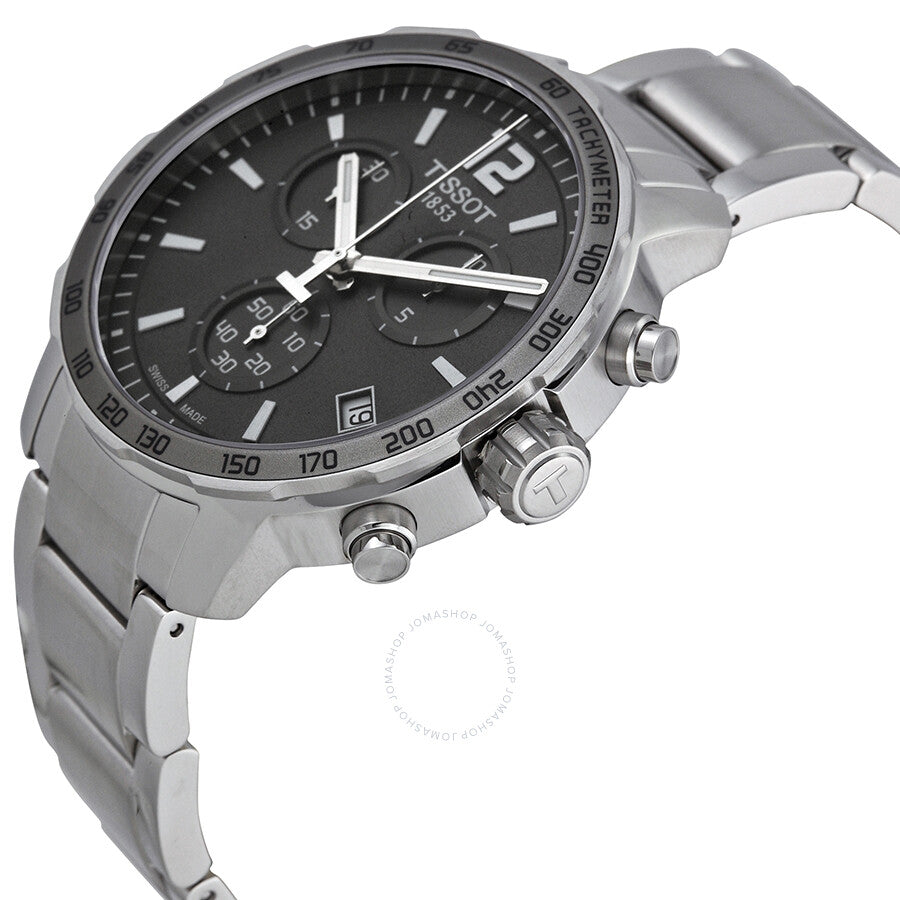 Tissot Quickster Chronograph Anthracite Dial Men's Watch T0954171106700 - The Watches Men & Co #2