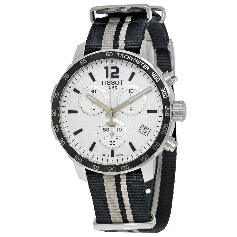 Tissot Quickster Chronograph Silver Dial Men's Watch T0954171703710 - The Watches Men & Co