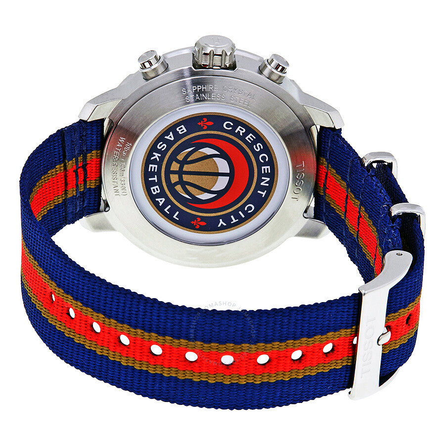 Tissot Quickster New Orleans Pelicans Chronograph Men's Watch T095.417.17.037.21 - The Watches Men & Co #3