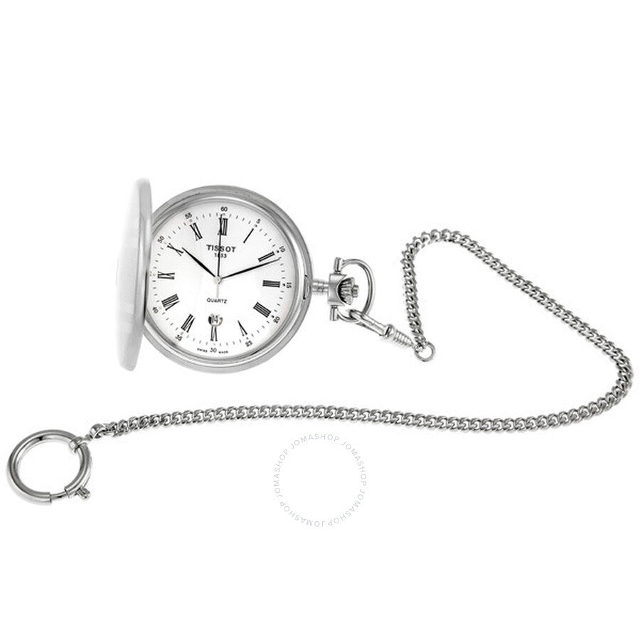 Tissot Savonnettes Stainless Steel Pocket Watch T83.6.553.13 - Watches of America