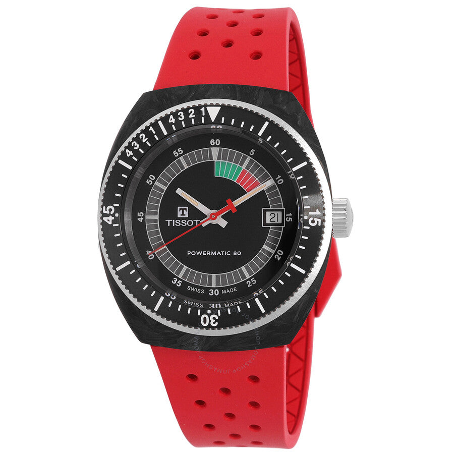 Tissot Sideral S Powermatic 80 Automatic Black Dial Men's Watch T145.407.97.057.02 - The Watches Men & Co