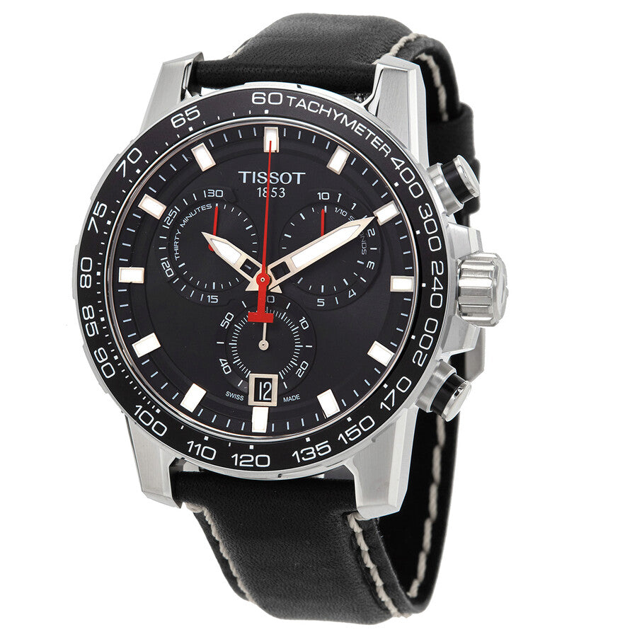Tissot Supersport Chronograph Quartz Black Dial Men's Watch T125.617.16.051.00 - Watches of America