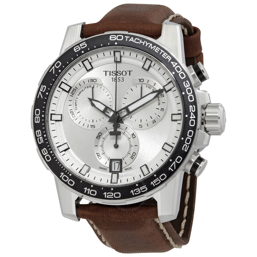 Tissot Supersport Chronograph Quartz Silver Dial Men's Watch T1256171603100 - Watches of America