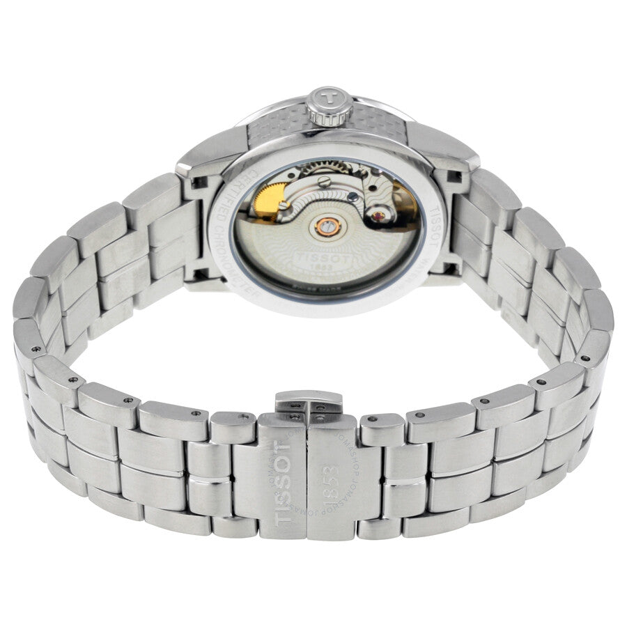 Tissot T-Classic Automatic Mother of Pearl Dial Diamond Ladies Watch T086.208.11.116.00 - The Watches Men & Co #3