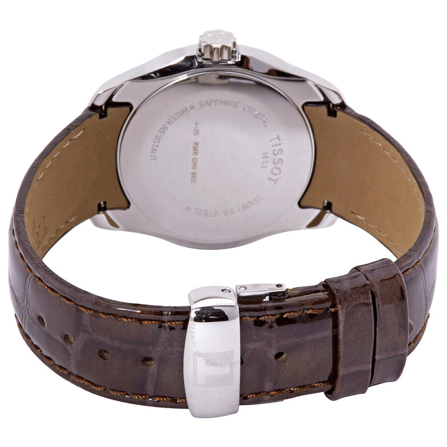 Tissot T-Classic Couturier Quartz Silver Dial Ladies Watch T035.210.16.031.03 - The Watches Men & Co #3