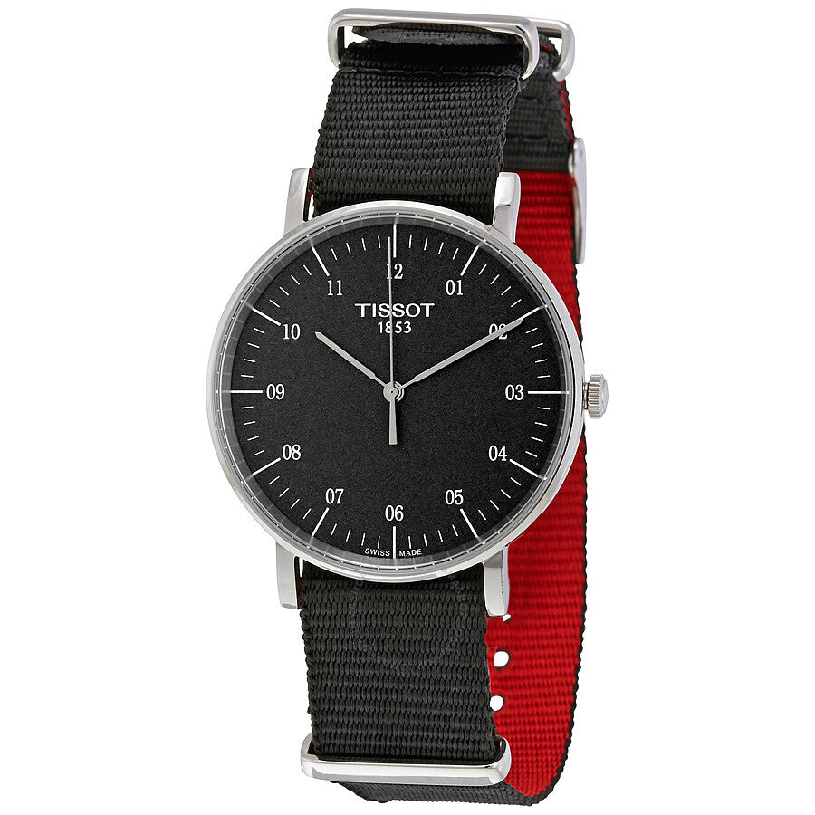 Tissot T-Classic Everytime Black Dial Men's Watch T1094101707700 - Watches of America