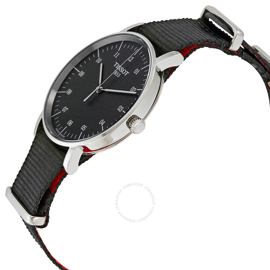 Tissot T-Classic Everytime Black Dial Men's Watch T1094101707700 - Watches of America #2