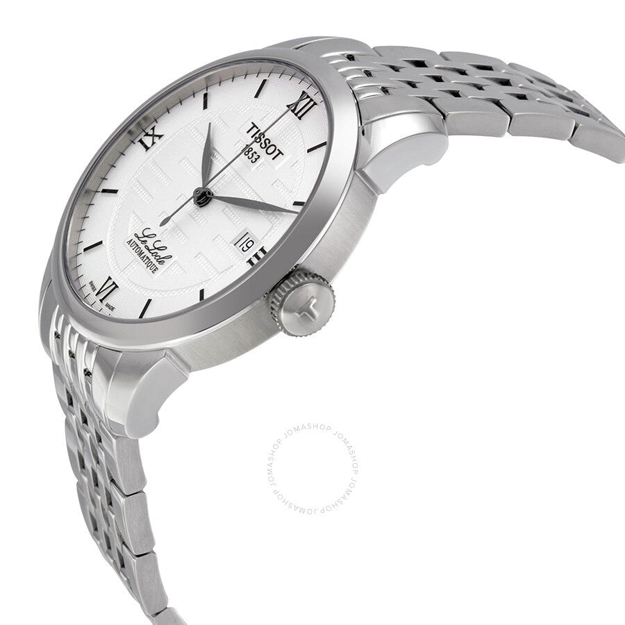 Tissot T-Classic Le Locle Silver Dial Men's Watch T41183350 - The Watches Men & Co #2