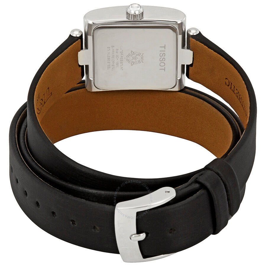 Tissot T-Collection Black Mother of Pearl Dial Ladies Watch T090.310.17.051.00 - The Watches Men & Co #3