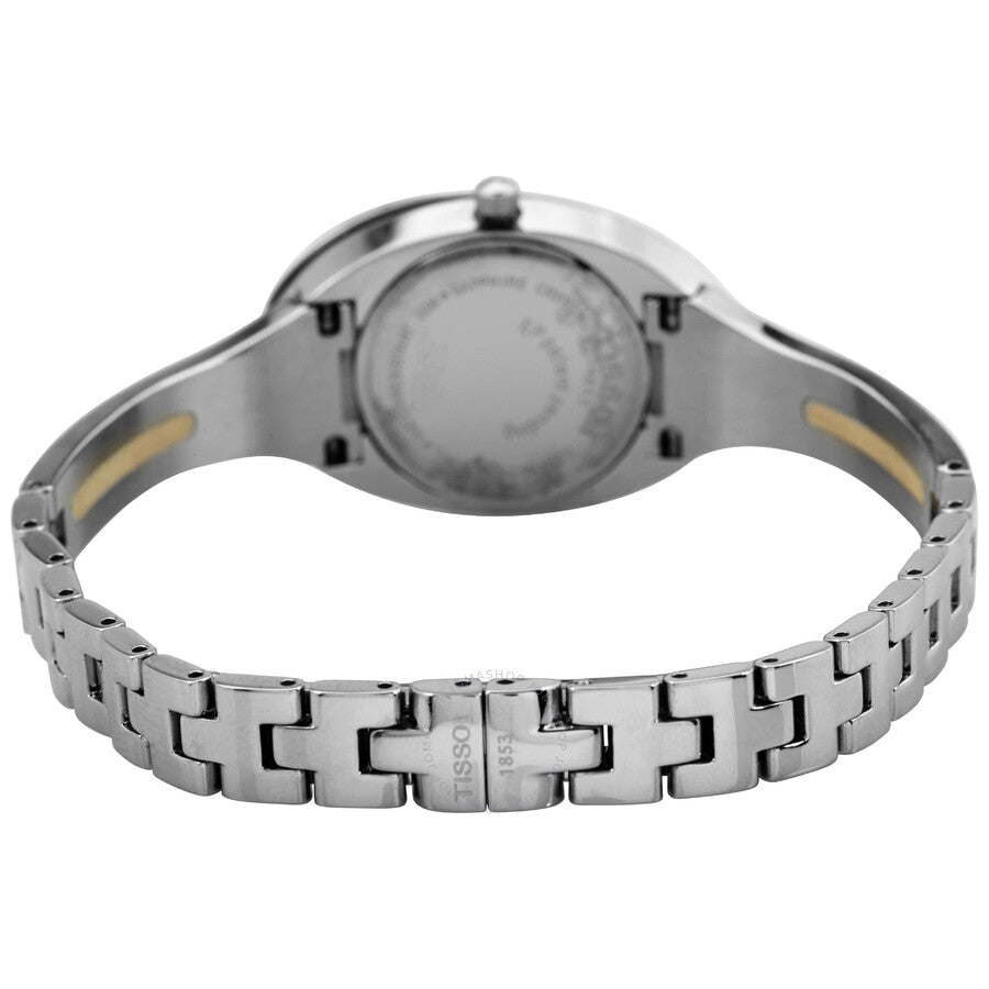 Tissot T-Lady Flower Quartz Blue Mother of Pearl Dial Ladies Watch T03.1.085.80 - The Watches Men & Co #3