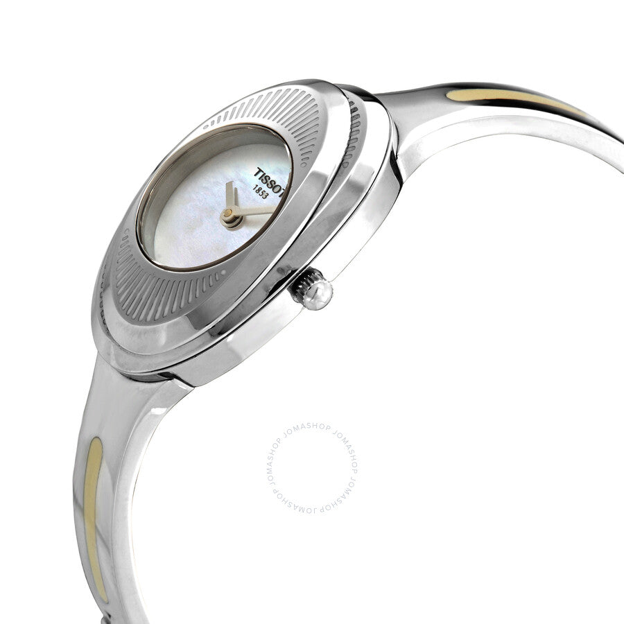 Tissot T-Lady Flower Quartz Blue Mother of Pearl Dial Ladies Watch T03.1.085.80 - The Watches Men & Co #2