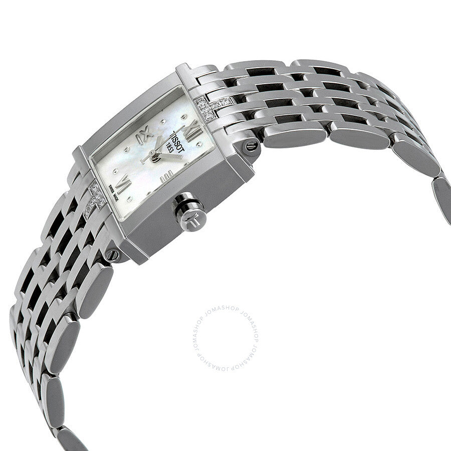 Tissot T-Lady Mother of Pearl Dial Ladies Watch T02.1.581.74 - The Watches Men & Co #2