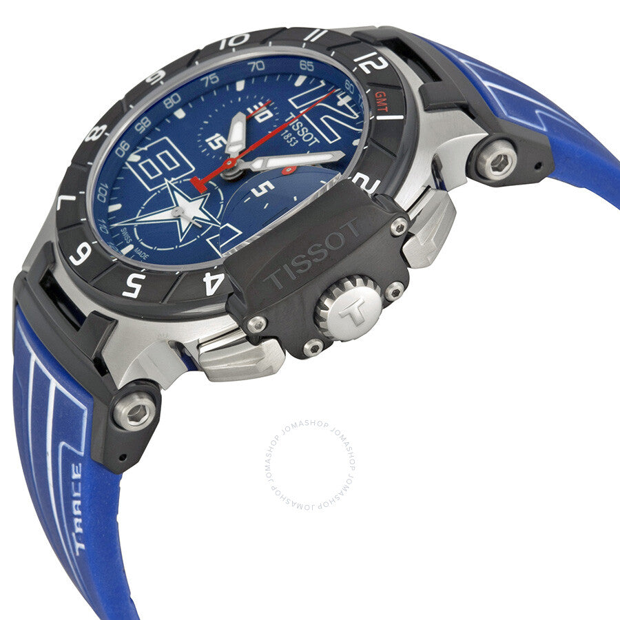 Tissot T Race Chronograph Blue Dial Men's Watch T0484172704700 - The Watches Men & Co #2