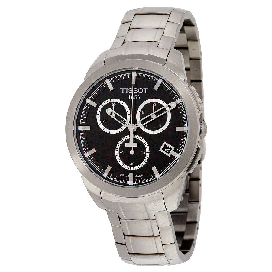 Tissot T-Sport Chronograph Black Dial Titanium Men's Watch T069.417.44.051.00 - The Watches Men & Co