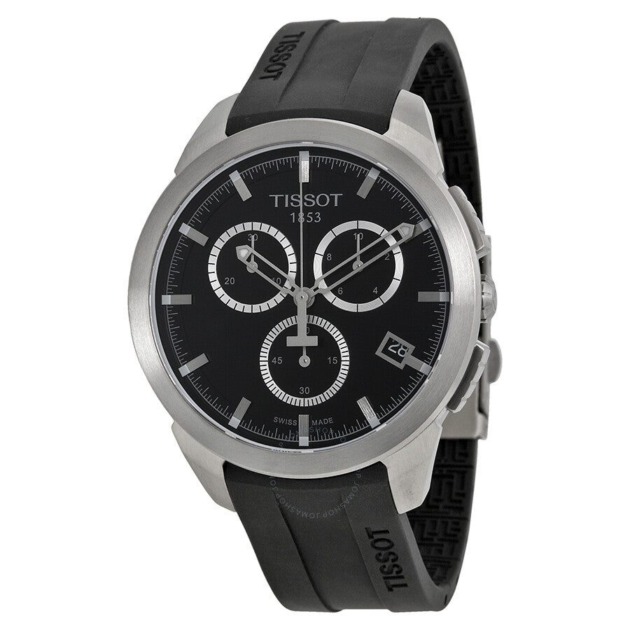Tissot T-sport Titanium Black Dial Rubber Men's Watch T0694174705100 - The Watches Men & Co