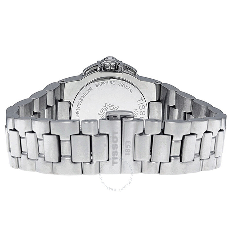 Tissot T-Sport White Dial Diamond Markers Ladies Watch T0802101101600 - The Watches Men & Co #3
