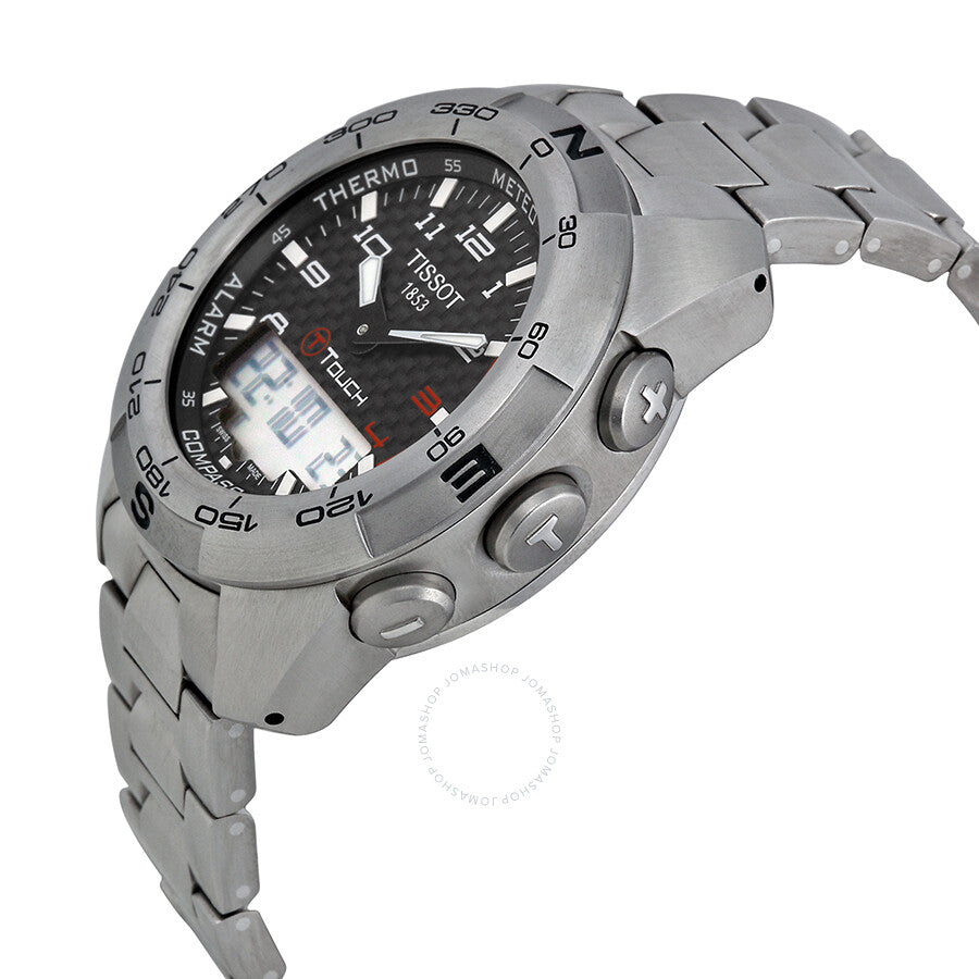 Tissot T-Touch Expert Satin Finish Titanium Analog/Digital Men's Watch T013.420.44.202.00 - The Watches Men & Co #2