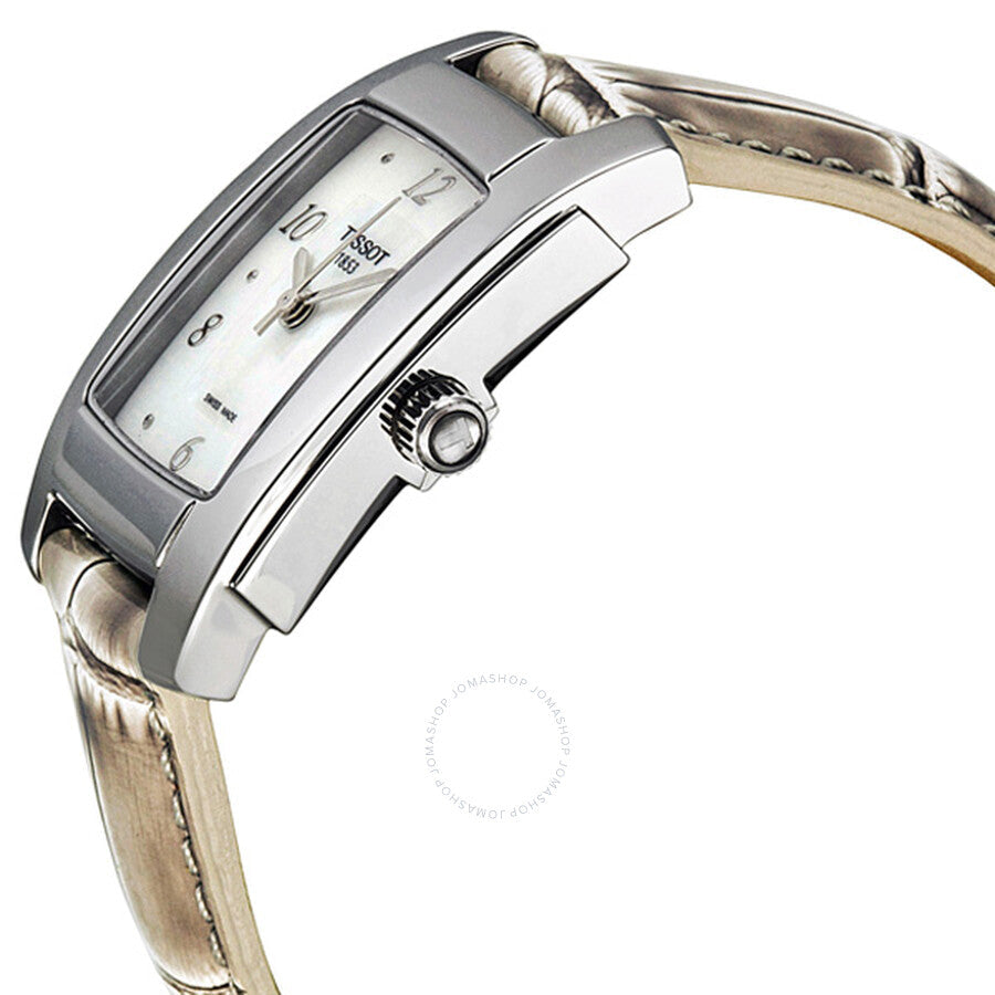 Tissot T-Trend T10 Diamond Mother of Pearl Stainless Steel Ladies Watch T073.310.16.116.01 - The Watches Men & Co #2