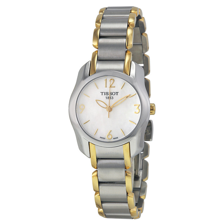 Tissot T-Wave Mother of Pearl Dial Ladies Watch T023.210.22.117.00 - The Watches Men & Co