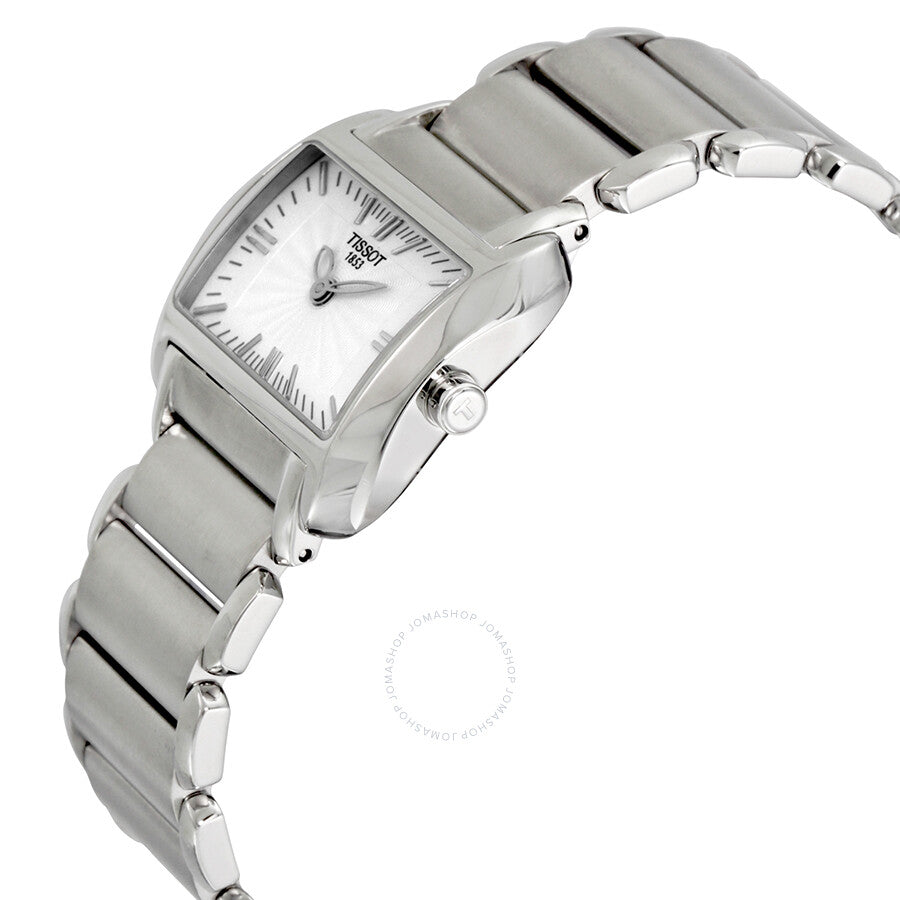 Tissot T-Wave Silver Dial Stainless Steel Ladies Watch T0233091103100 - The Watches Men & Co #2