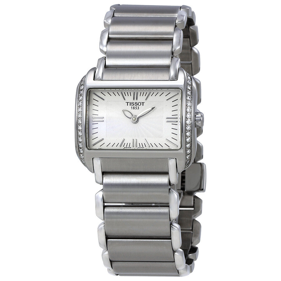 Tissot T-Wave Stainless Steel Diamond Ladies Watch T023.309.11.031.01 - The Watches Men & Co