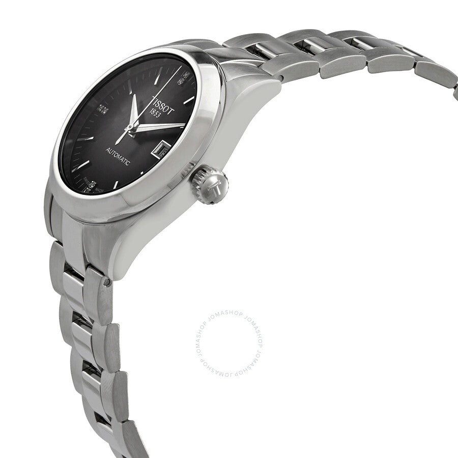 Tissot T-My Lady Automatic Diamond Anthracite Dial Ladies Watch T132.007.11.066.00 - Watches of America #2