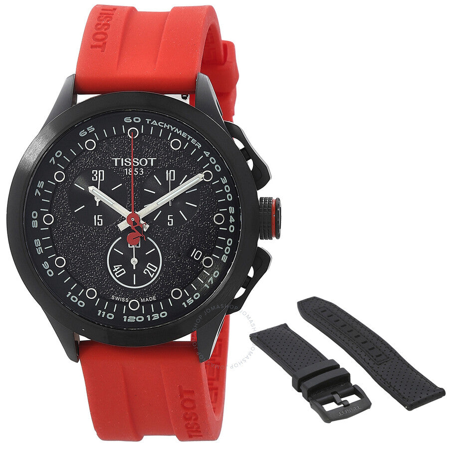 Tissot T-Race Cycling Vuelta 2023 Chronograph Quartz Black Dial Men's Watch T135.417.37.051.04 - Watches of America