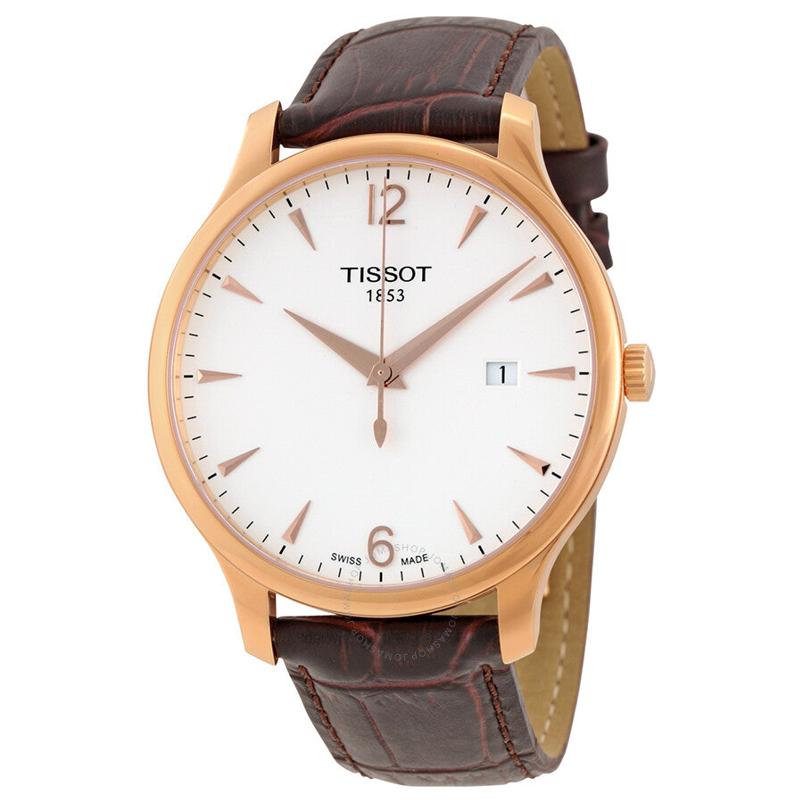 Tissot Tradition Rose Gold PVD Men's Watch T0636103603700 - The Watches Men & Co