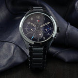 ساعة تومي هيلفيغر زرقاء للرجال - 1791853