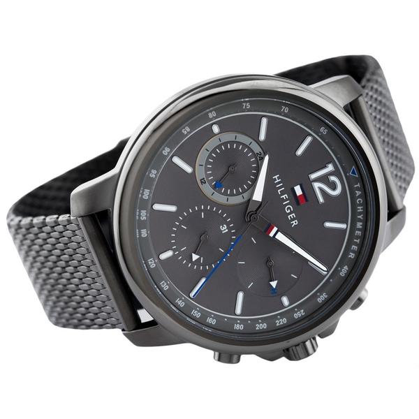 Tommy Hilfiger Reloj cronógrafo para hombre con esfera gris 1791530