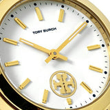 Tory Burch Yellow Gold Collins White Dial Watch Women's Watch TBW1300