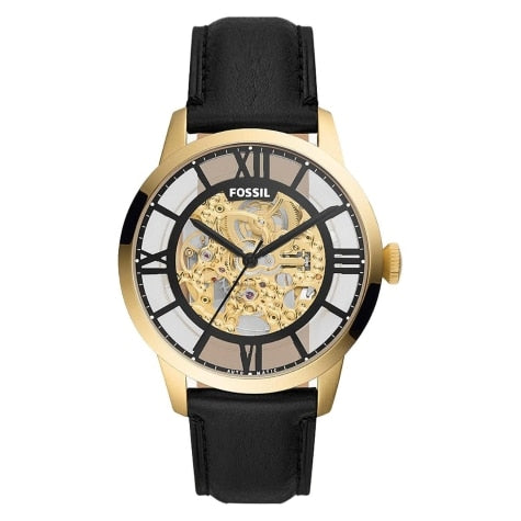 Reloj Fossil Townsman Automático Hombre de Cuero Negro ME3210 – Watches of America