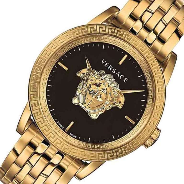 Versace Palazzo Empire Black Dial Men's Watch - VERD00818