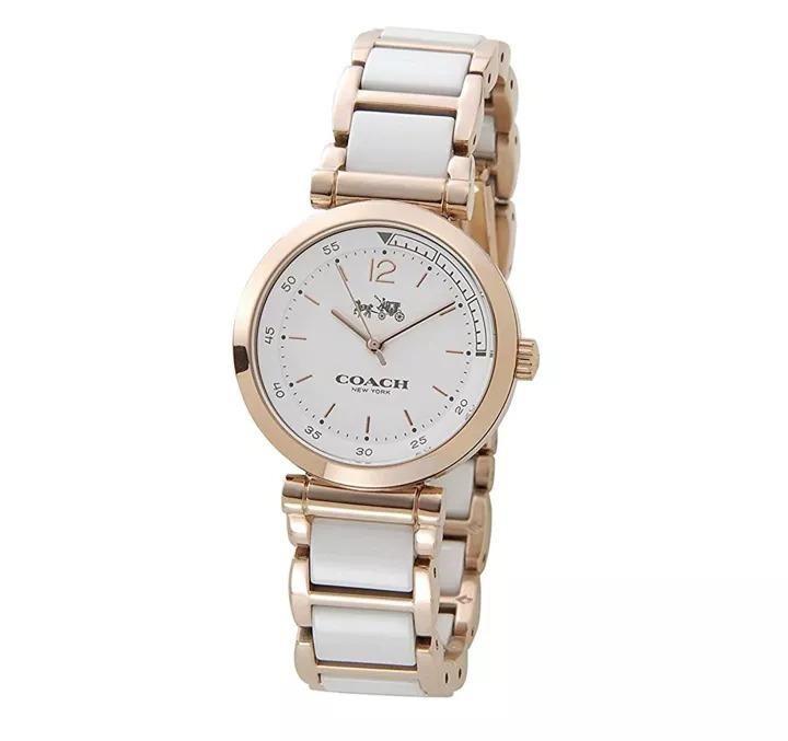 Coach white sales ceramic watch