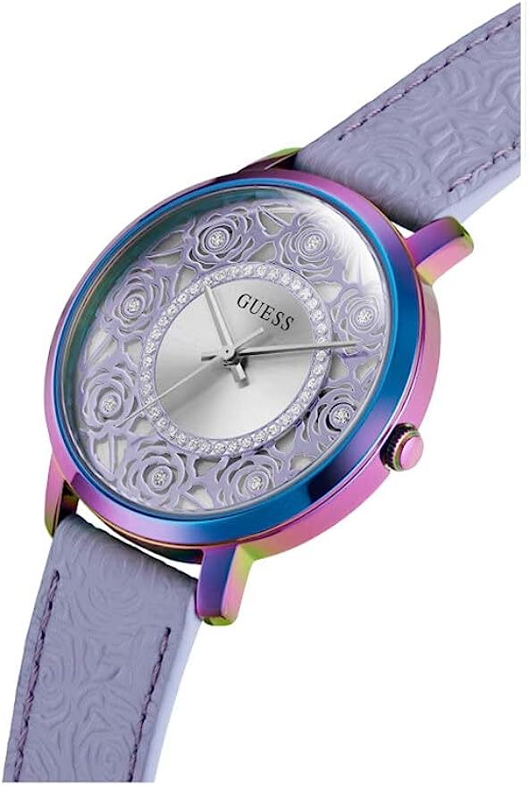 Guess US Women's Iridescent Floral Cutout Analog Women's Watch GW0529L4 - Watches of America #3