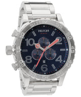 Nixon 51-30 Navy Blue Silver Men's Watch  A083-307 - Watches of America