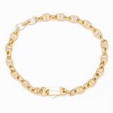 Big Daddy 8MM Gold Mariner Link Bracelet