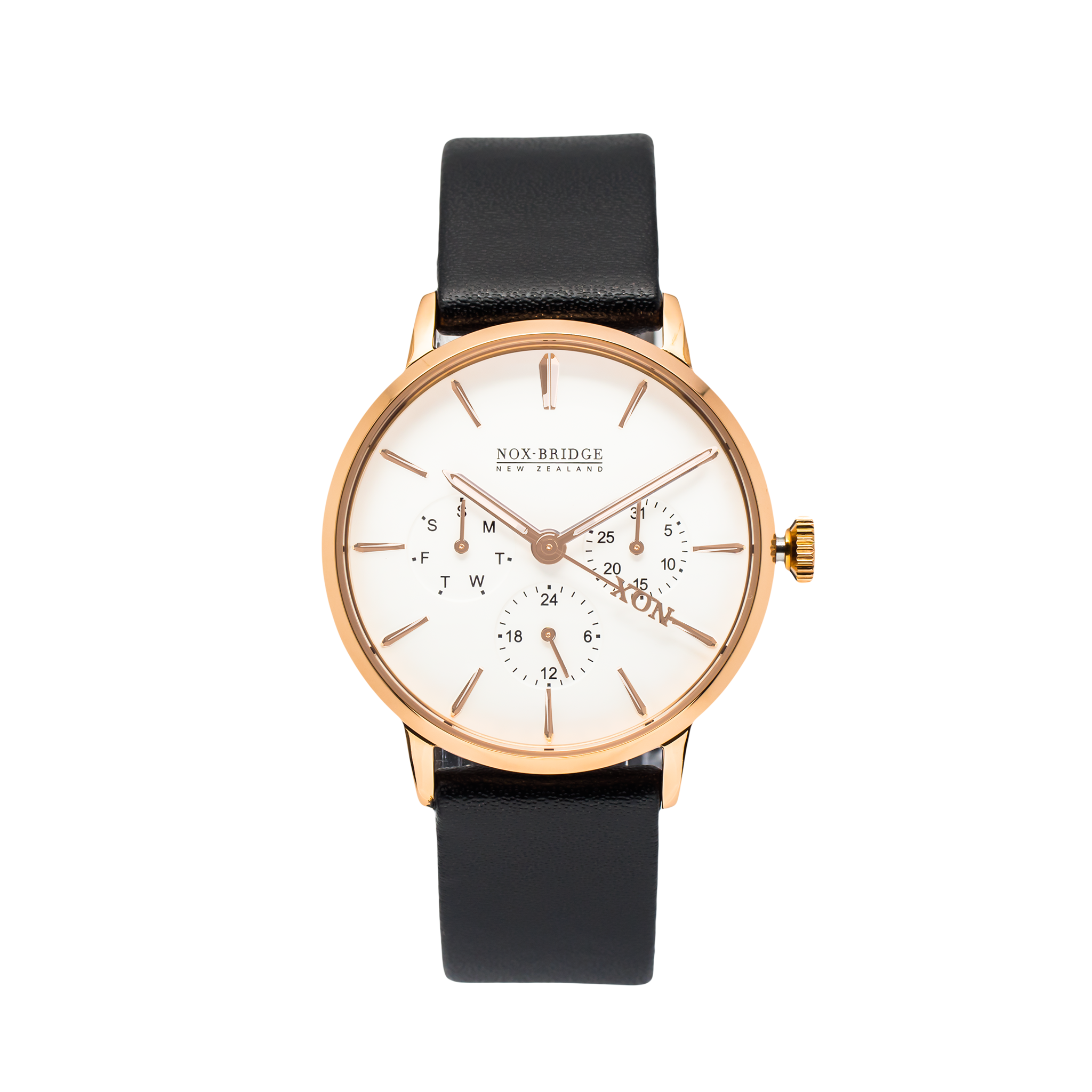 NOX-BRIDGE Classic Capella Rose Gold 36MM CRG36 - Watches of America