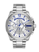 Diesel Mega Chief Chrono Silver Men's Watch DZ4477 - Watches of America