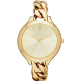 Michael Kors Slim Runway Champagne Dial Gold Ladies Watch MK3222 - Watches of America