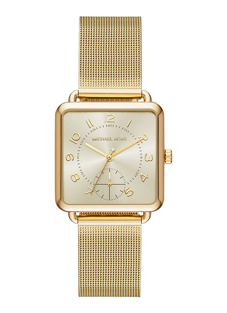 Michael Kors Brenner Square Gold Tone Women's Watch MK3663