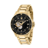 Maserati Sfida Black/Yellow Gold-Toned Men's Watch R8823140003