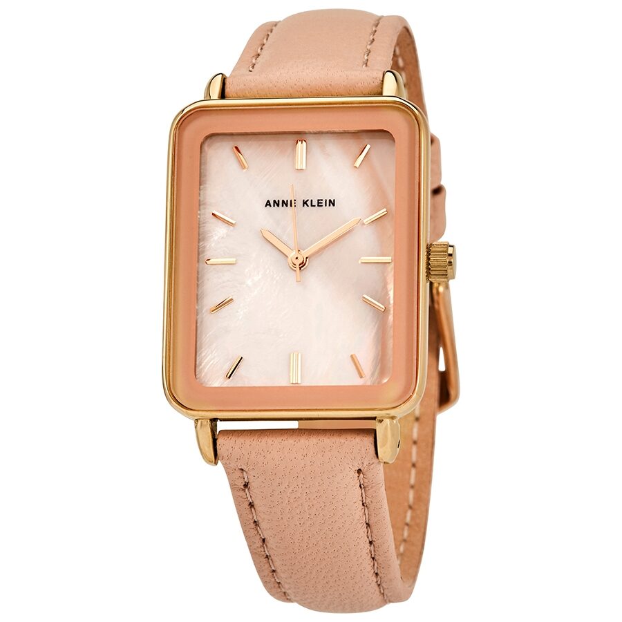 Anne Klein Blush Mother of Pearl Dial Ladies Watch AK/3518GPBH