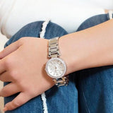 Reloj Michael Kors Parker multifunción plateado para mujer MK5615