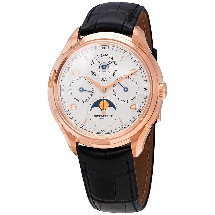 Baume et Mercier Clifton Automatic 18kt Rose Gold Perpetual