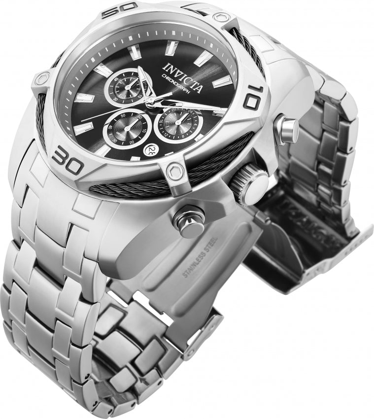 Reloj Invicta Bolt Cronógrafo Cuarzo Esfera Gris Hombre 34118