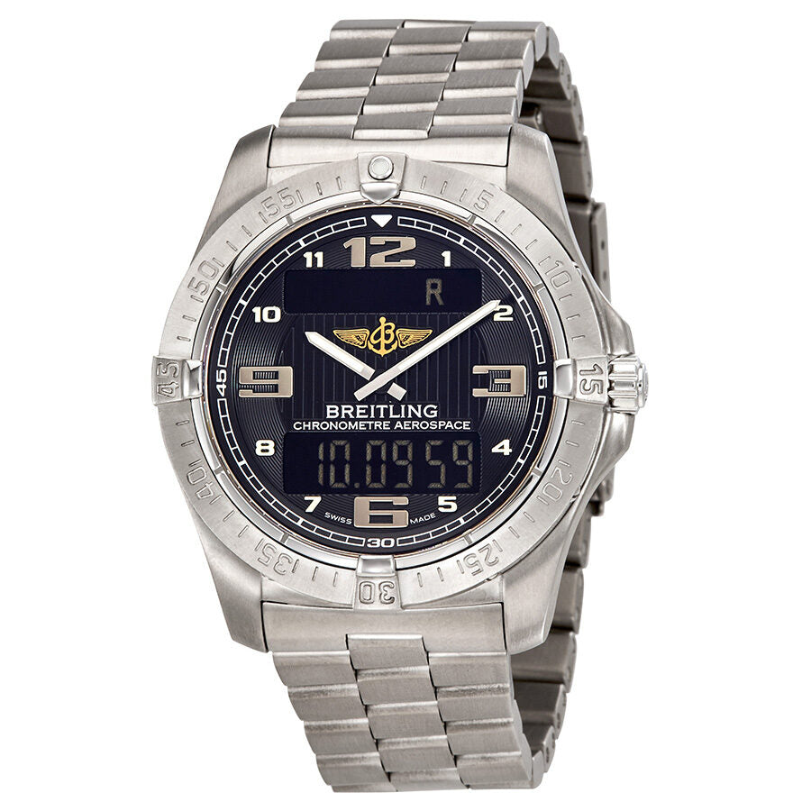 breitling analog digital watch