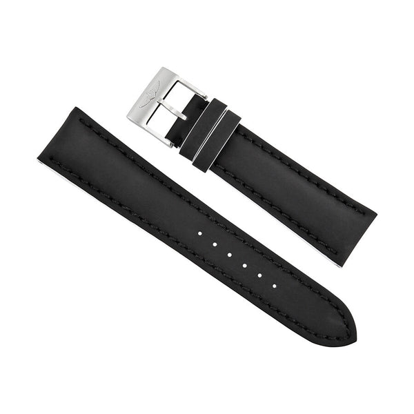 Breitling Black Leather Watch Band Strap 24mm - 20mm #231X-A20BA.1 - Watches of America