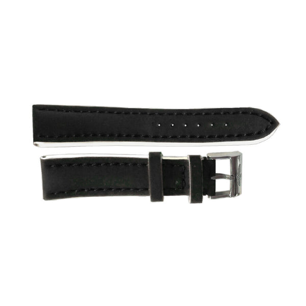 Breitling Black Leather Strap with Stainless Steel Tang Buckle 22-20mm#226X - Watches of America