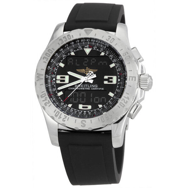 Breitling Airwolf Raven Professional Chronometer Black Mens Watch